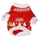 thumbnail image 1 of Camisa navideña para perros, chaleco suave y transpirable con estampado de árbol de Navidad para perros, cachorros XS, 1 of 5