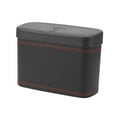 thumbnail image 3 of Mini cubo de basura para coche, cubo de basura para vehículo, cubo de basura para coche con tapa, cubo de basura para coche, cubo de almacenamiento Negro, 3 of 8
