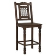thumbnail image 2 of Pemberly Row 2-Piece Solid Mango Wood Bar Chair Set in Barista Brown, 2 of 6