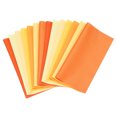 thumbnail image 1 of Uxcell 14 piezas de 10" x 10" paquetes de tela de algodón sólido precortados para costura de patchwork naranja, 1 of 6