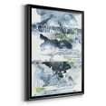thumbnail image 2 of Blue Memories II Premium Framed Print, in Gold, Black, or Silver - Ready to Hang, 2 of 9