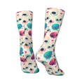 thumbnail image 3 of Goofa heart Skull cute Printed Men's Crew Socks, Soft Durable Breathable Moisture-Wicking with Odor Control Cotton socks, 3 of 9