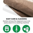 thumbnail image 6 of FurHaven Pet Products Luxe Fur & Performance Linen Orthopedic Sofa Pet Bed for Dogs & Cats - Woodsmoke, Jumbo Plus, 6 of 13