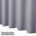 thumbnail image 6 of Polyester Waffle Weave Shower Curtain Bathroom Thicken Waterproof Fabric Bath Curtain with Grommets, 6 of 8