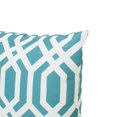 thumbnail image 2 of Noble House Manduka Arabesque Coussin Carré en Turquoise Foncé (Lot de 2), 2 of 15