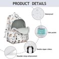 thumbnail image 4 of Cute Dogs Backpack for School,Cute School Bag,Schoolbag with Adjustable Shoulder Straps & Padded Back,13.4"x11"x4.7", 4 of 6