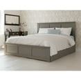 thumbnail image 2 of AFI Madison King Wood Platform Bed with Matching Footboard & Twin XL Trundle, Grey, 2 of 8