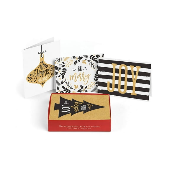 Masterpiece Studios Assortment Holiday Set of 16 Boxed Cards, Multi