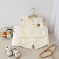thumbnail image 2 of KPOPLK Toddler Boys Pajamas Shorts Sets Baby Boy Cotton 2 Piece Pjs Sleepwear Summer Clothes Kids Jammies Set 1-4 Years Size 5-6 Years, 2 of 3