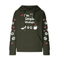 thumbnail image 3 of Winter Sweaters Hoodie Women Christmas Sweatshirts for Women 2024 Clearance Crewneck Sweatshirts Long Sleeve Womens Shirts Fashionable Women's Printed Pullover Round Neck Top, 3 of 4