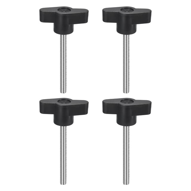 Uxcell Vis de Serrage en Acier Inoxydable 304 en Forme de T Vis à Pouce M5 x 50mm 4