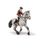 thumbnail image 5 of Caballo De Competición Papo Con Niña Montando Rojo, 5 of 5