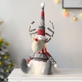 thumbnail image 4 of Likrtyny Muñeco Sentado Ciervo Divertidos Ciervo Alce Peluche Decoraciones Navideñas para El (gris), 4 of 6