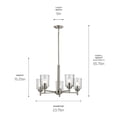 thumbnail image 2 of Kichler Lighting - Shailene - 5 Light Chandelier-15.25 Inches Tall and 23.75, 2 of 2