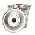 thumbnail image 4 of 1Pc Stainless Steel Bucket Household Water Bucket Multi-purpose Bucket with Lid, 4 of 6