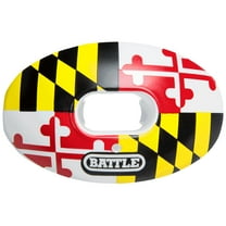 Battle Sports State Flag Oxygen Lip Protector Mouthguard - Maryland Flag