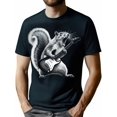 thumbnail image 1 of Camiseta de ardilla tocando la guitarra Rock and Roll para hombre y mujer (220 g), 1 of 7