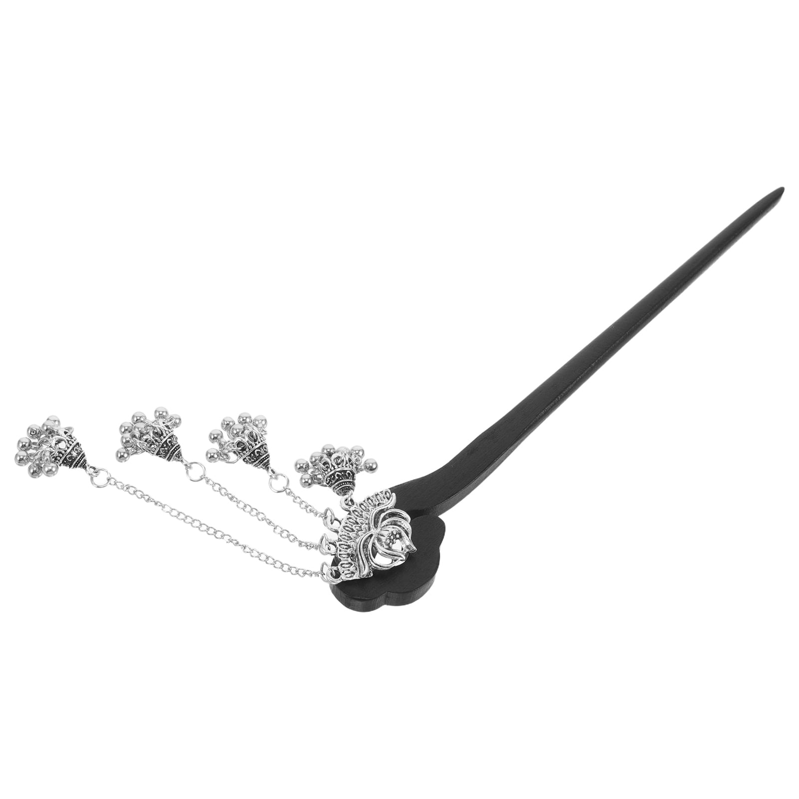 UEETEK Chinese Style Hair Stick with Tassel and Bell for Vintage Hair Styling Accessories