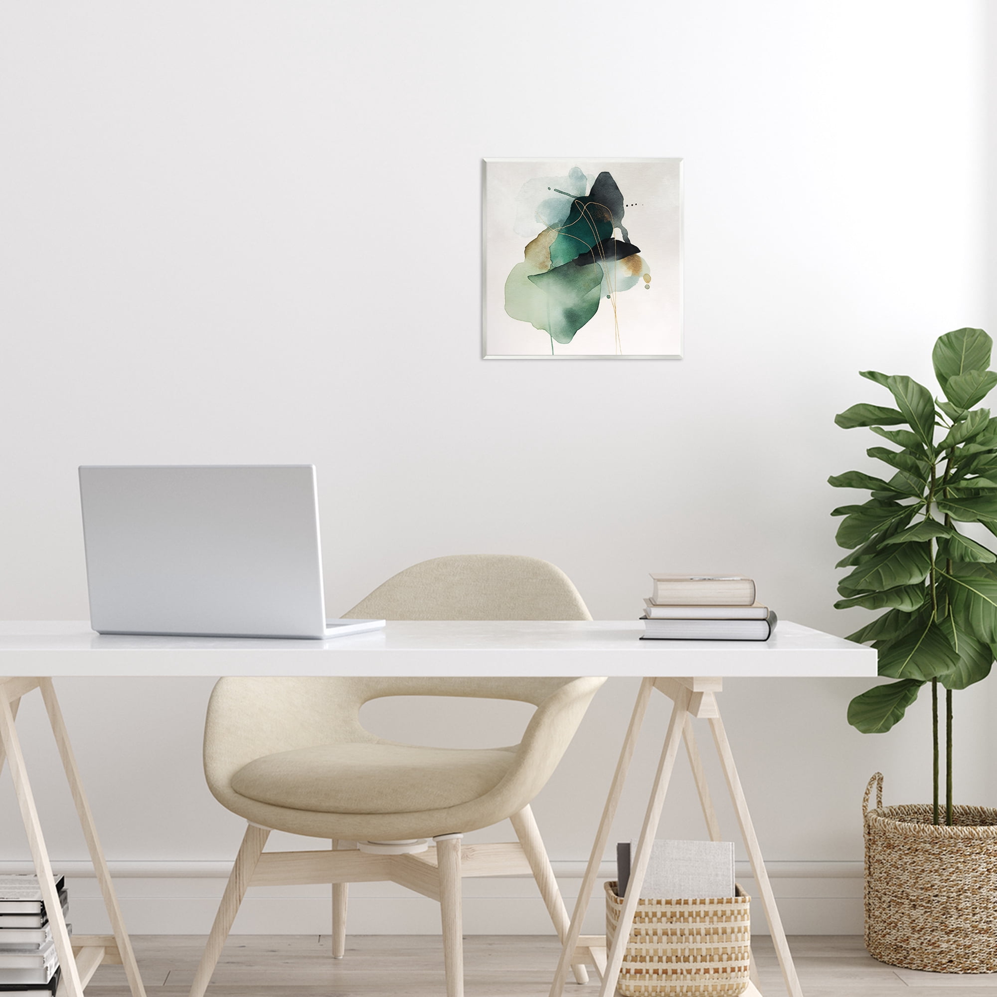 Stupell Industries Fluid Emerald Cascade Wall Plaque Art, design by Svetlana Aleynikova