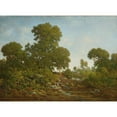 thumbnail image 2 of Théodore Rousseau 24x19 Gold Ornate Framed and Double Matted Museum Art Print Titled - Springtime (C. 1860), 2 of 4