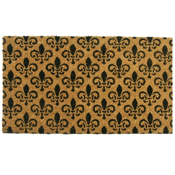 Rubber-Cal  St. Germaine Fleur de Lis Door Mat (18 x 30)