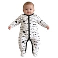 thumbnail image 5 of enyan Baby Outfits Boy Girl Newborn Footies One-Piece Sleeper Snap Button Romper Cotton Jumpsuit Toddler Boy Girl Clothes（White,3-6 Months）, 5 of 6