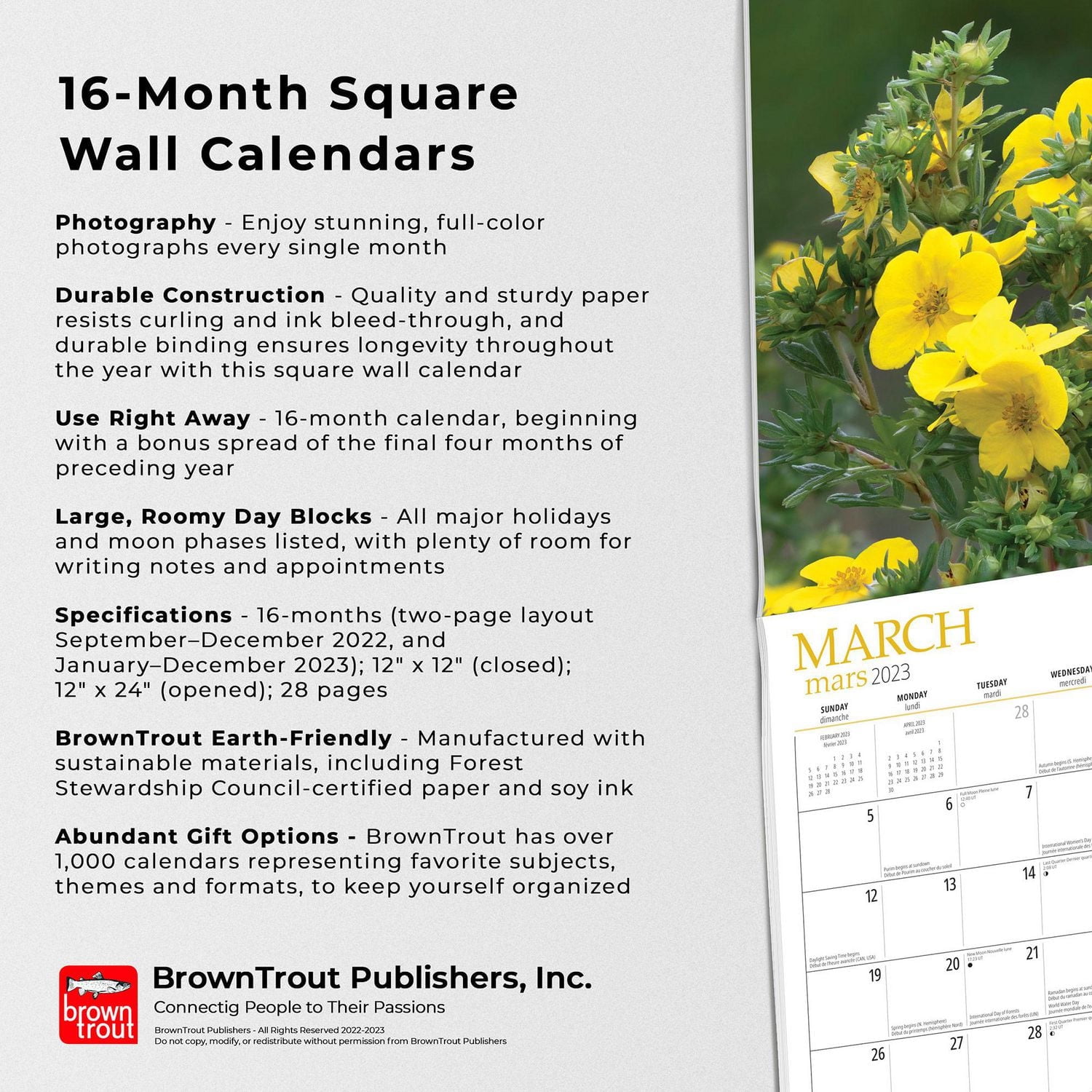 Wildflowers of Canada 2023 Square