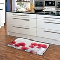 thumbnail image 2 of Dreamtimes Red Poppy Field Kitchen Mats Washable Long Floor Runner Rug Non-Slip Fatigue Area Rugs Beautiful Absorbent Doormat Cushioned for Farmhouse Home Bath Indoor Outdoor Decor 39"x20", 2 of 6