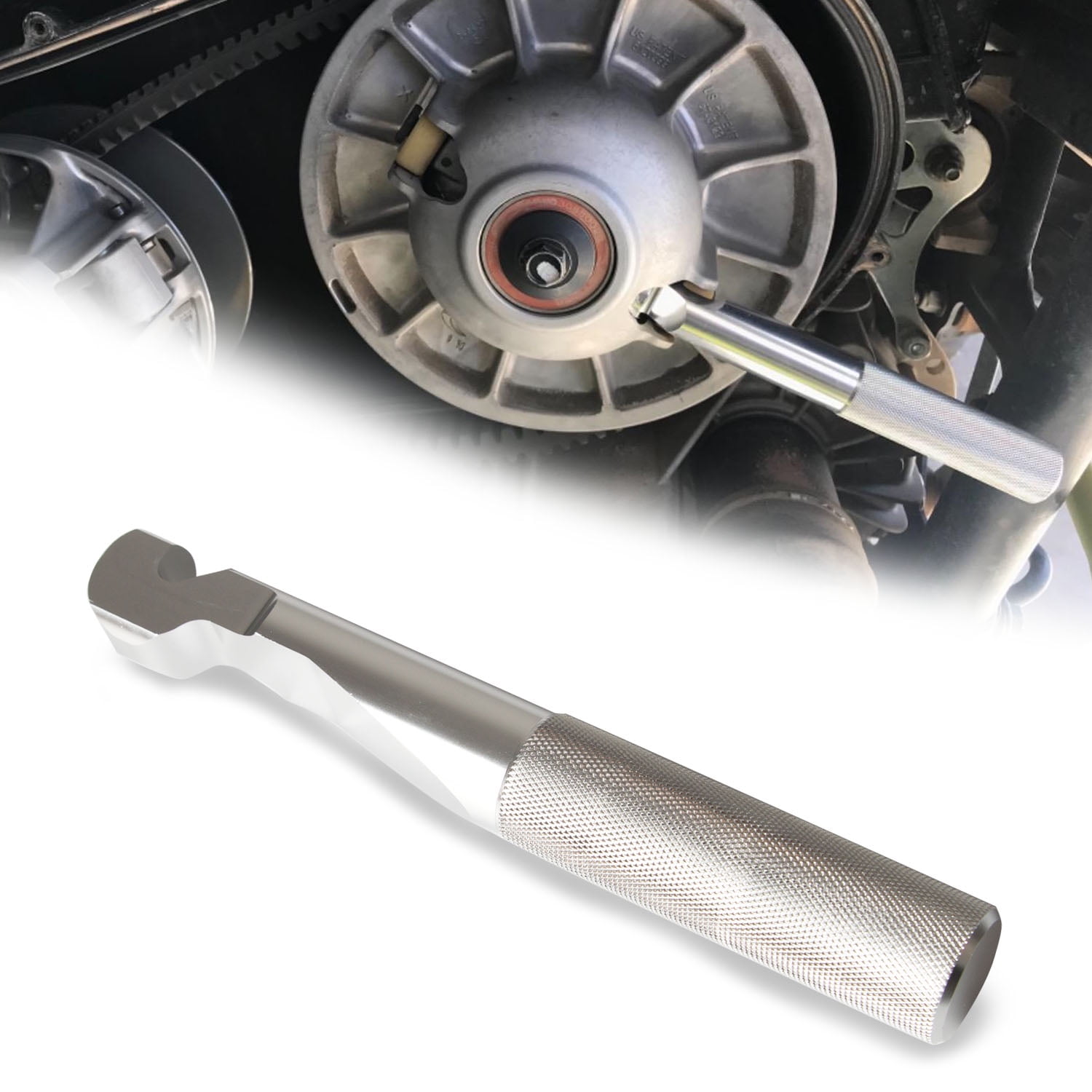 Anself Belt Changing Tool Replacement For Rzr 1000 Xp1000 900 Tur Bo Belt Removal Tools Silver