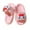 Pink, variant on RUTAYY Children Girls Slippers Home Indoor Non Slip Bow Rabbit Print Cool Slippers Lightweight And Comfortable Slippers, White, 10-10.5 Years