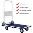 thumbnail image 3 of Folding Platform Truck with Swivel Wheels, 330 LBS Load Capacity Hand Push Cart for Home Office Auto Use, 3 of 8