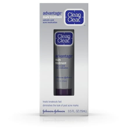 Clean & Clear Advantage Acne Mark Treatment with Salicylic Acid.5 (Best Acne Treatment Dermatologist Recommended)