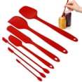 thumbnail image 2 of 7Pcs Silicone Spatulas Kit Mini Makeup Spatula Set Portable Durable Baking High Temperature Resistance Multifunctional Flexible Mixing Tool for Cosmetic Mask Cream, 2 of 11