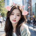 thumbnail image 4 of Sheep Ears Headband Costume Ball Plush Pink for 1Pcs, 4 of 4