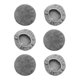 thumbnail image 5 of Paquete de 6 almohadillas de repuesto para robot limpiador de ventanas, paño redondo de microfibra para Textura de vellón, 5 of 9