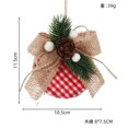 thumbnail image 3 of Colgante de madera con forma de árbol de Navidad, creativo, hecho a mano, de cáñamo, para puerta, decoración navideña, accesorios para el hogar, 3 of 5
