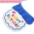 thumbnail image 7 of Unique Bargains Cat Birthday Decorations Cat Birthday Hat Bandana Number Cat Birthday Outfit Cat Party Outfit for Cats Kitten Birthday Decorations Dark Blue, 7 of 7