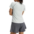 thumbnail image 5 of Sevevn Women's Short Sleeve Workout Tops Crew Neck Raglan Sleeve Quick Dry Athletic T-Shirts Green M, 5 of 6