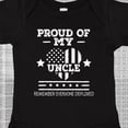 thumbnail image 4 of Inktastic Military Uncle Red Friday Boys or Girls Baby Bodysuit, 4 of 5