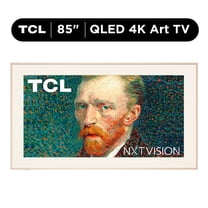 TCL 85" Class NXTVISION TV QLED 4K Smart Google TV and Flush Wall Mount (NEW 2024) - Art TV, Matte Anti-Glare Screen, 144Hz - 85A300W