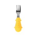 thumbnail image 1 of Juego de vajilla portátil para niños Cuchara de comedor de acero inoxidable 304 Tenedor para niños Cuchara suplementaria para alimentos para bebés Tenedor de silicona, 1 of 1