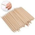 thumbnail image 2 of 200PCS Orange Wood Nail Sticks Cuticle Pusher Remover Removal Tool Wood Sticks for Manicure Pedicure Nail Art (200pcs), 2 of 5