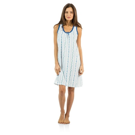 

Casual Nights Women s Cotton Sleevless Nightgown Chemise