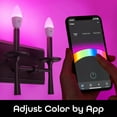 thumbnail image 6 of Geeni Prisma Plus Candle Wi-Fi LED Smart Bulb, B11 Candelabra, 4W, E12 Base 350lm Tunable and Dimmable RGB Bulb, Works with Alexa and The Google Home, No Hub Required (4 Pack), 6 of 8