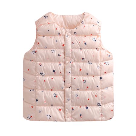 

Baby Toddler Boys Girls Sleeveless Print Outdoor Vest Outwear Outfits