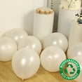 thumbnail image 4 of Efavormart 10 Pack White Biodegradable Balloons, Eco-friendly Thickened Extra Strong Latex Helium Party Balloons - 18", 4 of 11
