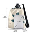 thumbnail image 3 of Leaves Dots Travel Laptops Backpack for Women Anti-theft Casual Work Bag Daypack Lightweight Laptop Bag, 3 of 7