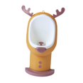 thumbnail image 2 of Orinal Infantil para Entrenamiento de Niño con Diseño Divertido de Animal Cuenco Desmontable Fácil de Limpiar Base Ajustable Y Montaje en Pared Adecua Naranja, 2 of 8