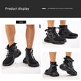 thumbnail image 4 of Zapatos de deporte con punta de acero para hombre, suelas de zapatos EVA, zapatos de trabajo ligeros, transpirables, antideslizantes DQrwqpou Tenis De Mujer Tenis De Hombre, 4 of 9