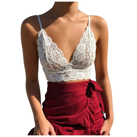 

Comfort Wirefree Lingerie For Women Wireless Bra Lingerie V-Neck Underwear Camisole Sexy Yoga Cami Bra Plus Size Wirefree Lightly Bra For Women Push Up Bras For Ladies Strapless Bra Underwire